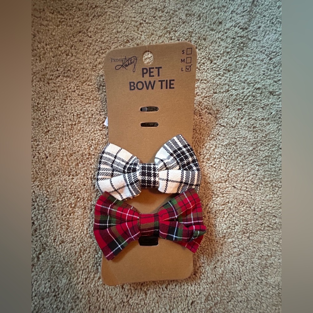 Primitives by Kathy Pet Bow Tie Set (2) - size Large